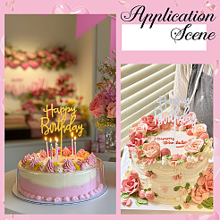 3 набор 3-х цветных акриловых украшений для торта&nbsp;DIY-SP0003-28