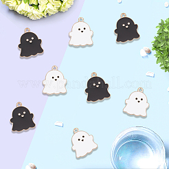 80шт 2 цвета сплава эмалевые подвески&nbsp;ENAM-SC0006-81