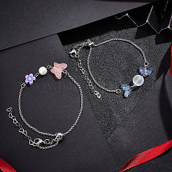 12 шт. браслет-слайдер из нержавеющей стали 304 Rolo Chain/Bolo Bracelets Making MAK-UN0001-19