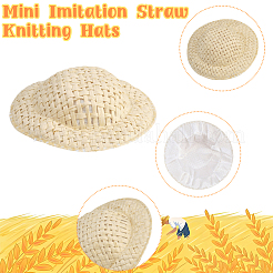 40 шт. мини-тканевые кукольные шапочки&nbsp;AJEW-SC0031-34C