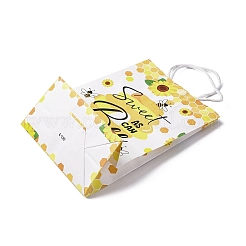 Прямоугольные бумажные пакеты с пчелиной тематикой CARB-F012-02C