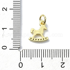 Подвески из латуни с микропаве и цирконием&nbsp;KK-H475-43G