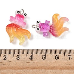 Прозрачные смоляные подвески&nbsp;RESI-Z040-02P