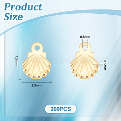 200 шт. подвески из нержавеющей стали 304 STAS-UN0056-18