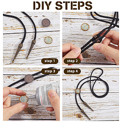 Kits de cravates bolo à faire soi-même&nbsp;DIY-GF0010-29C