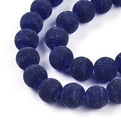 Chapelets de perles en verre transparente  &nbsp;GLAA-T032-T10mm-MD15