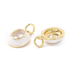 Брелоки из латуни ZIRC-C034-01G