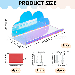 Акриловые настенные стенды с облачным лазером ODIS-WH0038-118A-02