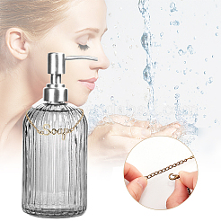 8шт. набор из 2 браслетов из сплава со словами «лосьон и мыло» BJEW-OC0001-07AB