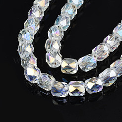 Гальванизируйте прозрачное стекло бисер нитей EGLA-N002-13-B06