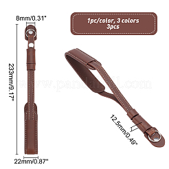 3шт. 3-цветный ремешок для камеры из искусственной кожи&nbsp;AJEW-CA0002-23