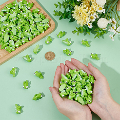 Harzfiguren in Peridotform&nbsp;DJEW-WH0016-73