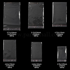 300 шт. 6 стиля opp целлофановые самоклеящиеся пакеты сверху&nbsp;OPC-FS0001-04