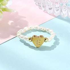 Fingerringe aus natürlichen Süßwasserperlen und Perlen aus Edelstahl 304&nbsp;RJEW-FS00001-05