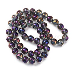 Гальванические стеклянные бусины&nbsp;EGLA-J140-FR01-16mm