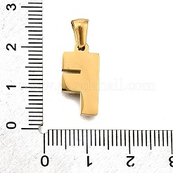 Pendentifs en acier inoxydable 304 doré&nbsp;STAS-K300-01G-F