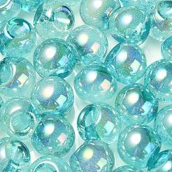 УФ-покрытие радужными переливающимися акриловыми бусинами OACR-G012-06