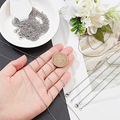 20 шт. набор из цепочек из нержавеющей стали 304 для мужчин и женщин NJEW-NB0001-10