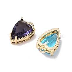 Pendentifs en laiton et en verre&nbsp;GL-CBAD1D8-02G