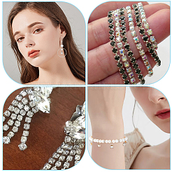 300 шт. латунная подвеска со стразами KK-SC0004-56P