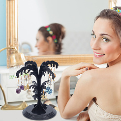 Пластиковые серьги в форме брызг&nbsp;EDIS-WH0016-037