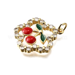 Латунь эмаль подвески&nbsp;KK-B136-04G-01