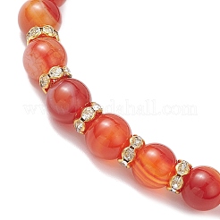 Браслеты из натурального полосатого агата BJEW-JB12185-02