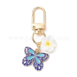 Подвеска в форме бабочки из сплава эмали HJEW-JM04359