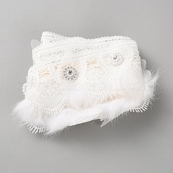 Кружевные ленты из полиэстера OCOR-WH0070-244