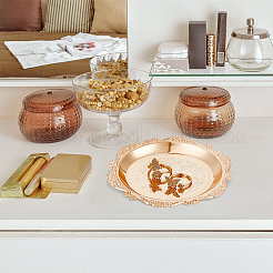 Поднос для ювелирных изделий из сплава&nbsp;DJEW-WH0002-02G