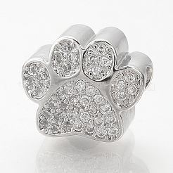 Латунные микро проложить Цирконий Европейский бисером&nbsp;LS-ZIRC-T002-101