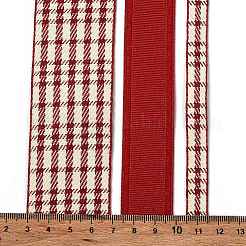 9 Yard 3 Stile Polyesterband mit Schottenmuster&nbsp;SRIB-C002-01G