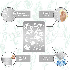 Трафареты для резки металла из нержавеющей стали DIY-WH0289-125