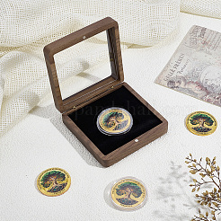 Caja magnética para guardar monedas conmemorativas&nbsp;CON-WH0095-196B