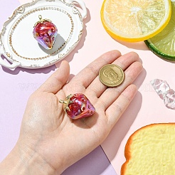 2 шт. подвески из гальванической смолы&nbsp;RESI-CJC0817-001G