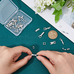 24 комплект из 3-х видов экологически чистых латунных застежек для часовых ремешков KK-FH0007-27