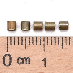 Зажимные бусины из латуни&nbsp;LS-KK-S068-AB-LF