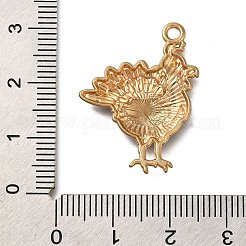 Тематика дня благодарения стойка гальваническое покрытие сплав эмаль подвески ENAM-S021-05G-A