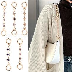 1 комплект эмалевых звеньев для удлинителей ремней для сумок от сглаза&nbsp;FIND-WR0006-09