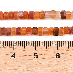 Природный агат бисер нитей&nbsp;G-G345-C33-2x4mm