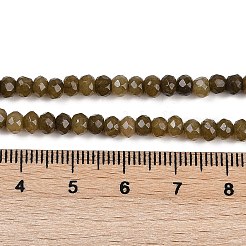 Chapelets de perles de jade blanche naturelle&nbsp;G-Z069-01Y