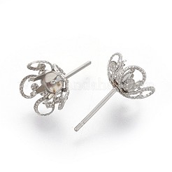 Фурнитура для сережек-гвоздиков из нержавеющей стали марки 304 STAS-P221-13P