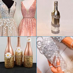 Блестящая смола исправления горный хрусталь (клей-расплав на спине)&nbsp;OCOR-TA0002-02-40mm