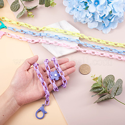 10шт 10 цвета цепочки для очков AJEW-BY0001-01