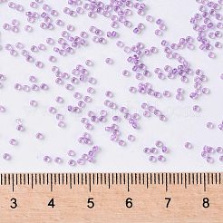 TOHOラウンドシードビーズ  日本製シードビーズ  （935)つの内側のカラークリスタル/紫の裏地  15/0  1.5mm  穴：0.7mm  約3000PCS /ボトル  10 G /ボトル&nbsp;SEED-JPTR15-0935