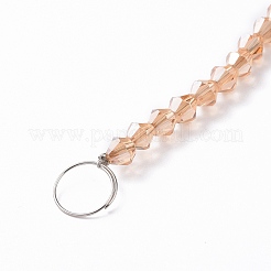 Хрустальная капля бисером настенное украшение кулон украшение&nbsp;HJEW-G019-01A