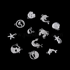 12pcs 12 estilos colgantes de rhinestone de aleación&nbsp;FIND-TAD0001-02