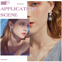 60 шт. 3-х цветная фурнитура для сережек-клипс FIND-PH0026-54