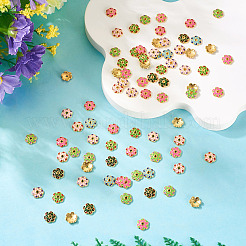 160 шт. 8-цветные эмалевые колпачки для бусин&nbsp;FIND-TA0008-38