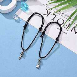 Регулируемые браслеты из нейлоновой нити BJEW-JB05637